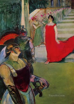 メッサリン 1901 トゥールーズ ロートレック アンリ ド Oil Paintings